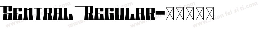 Sentral Regular字体转换
